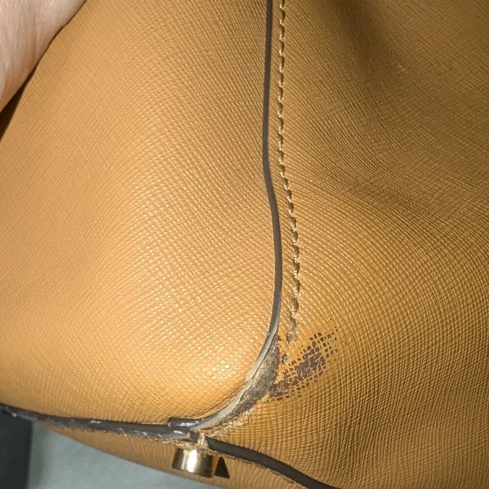 Tory Burch Emerson Saffiano Leather Tote – Tan/Camel REHAB SPECIAL! - Picture 13 of 16